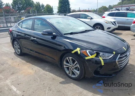 2017 Hyundai Elantra Limited from USA, damaged, VIN KMHD84LF5HU156097